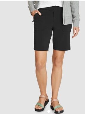 Eddie Bauer Women’s Horizon Bermuda Black Shorts NWT